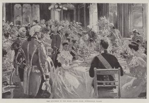 Frokost i den statslige spisesal, Buckingham Palace
